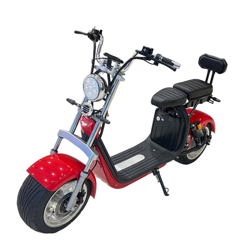 3000W Electric Motorcycle, tyre Double Seat with double battery - COOLBABY