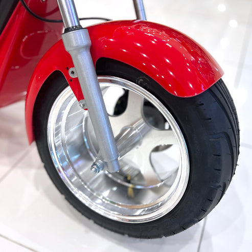 3000W Electric Motorcycle, tyre Double Seat with double battery - COOLBABY