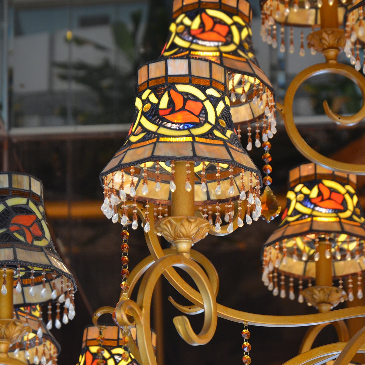 Elegant Vintage Chandelier 24 Arms - Brass - COOLBABY