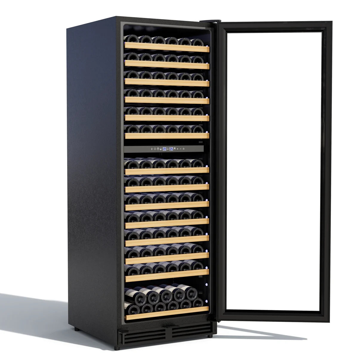 24-Inch Tall Dual Zone Wine Refrigerator -- 154-Bottle Cooler for Built-In or Freestanding Use