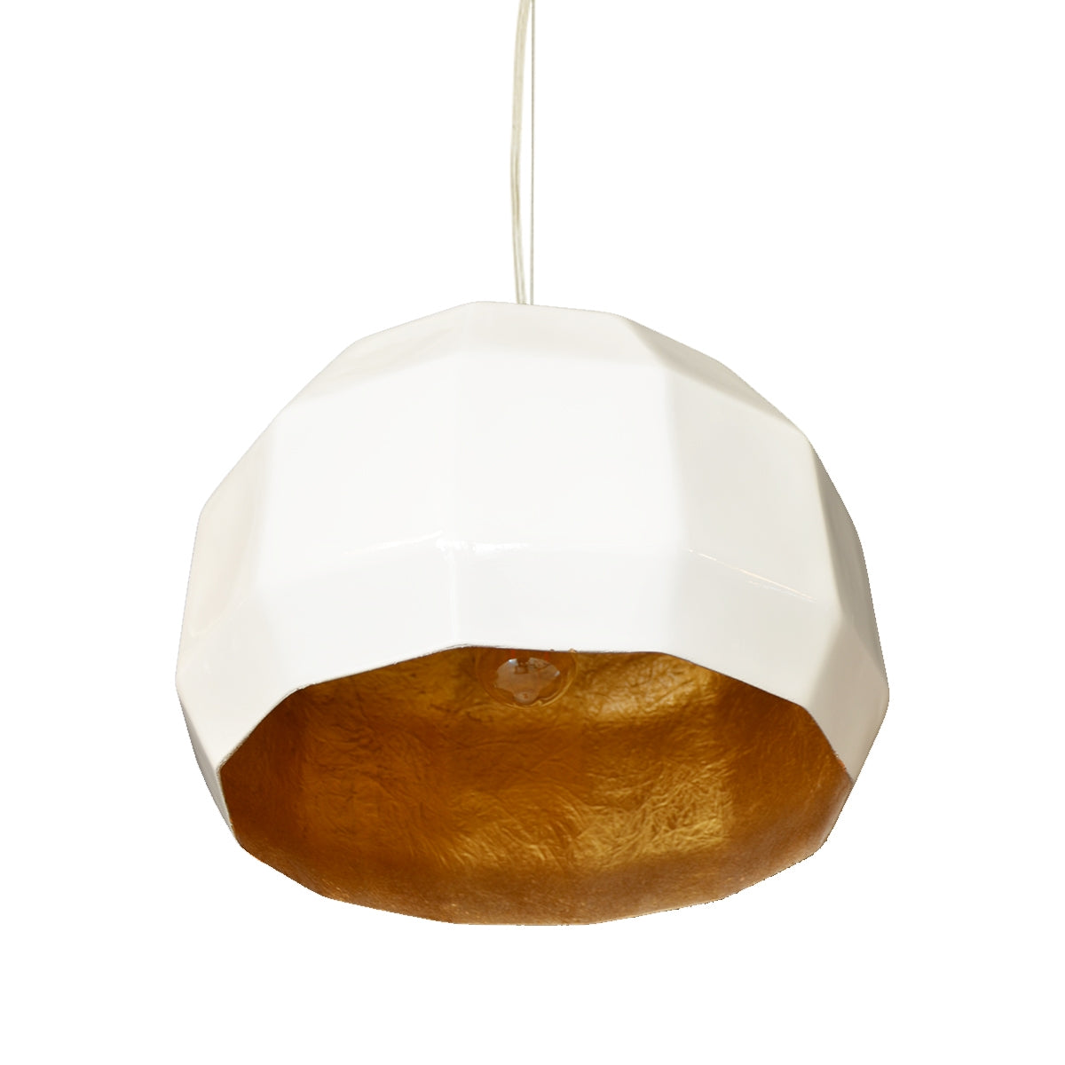 Bowl Pendant Light Dia400 - White - COOLBABY