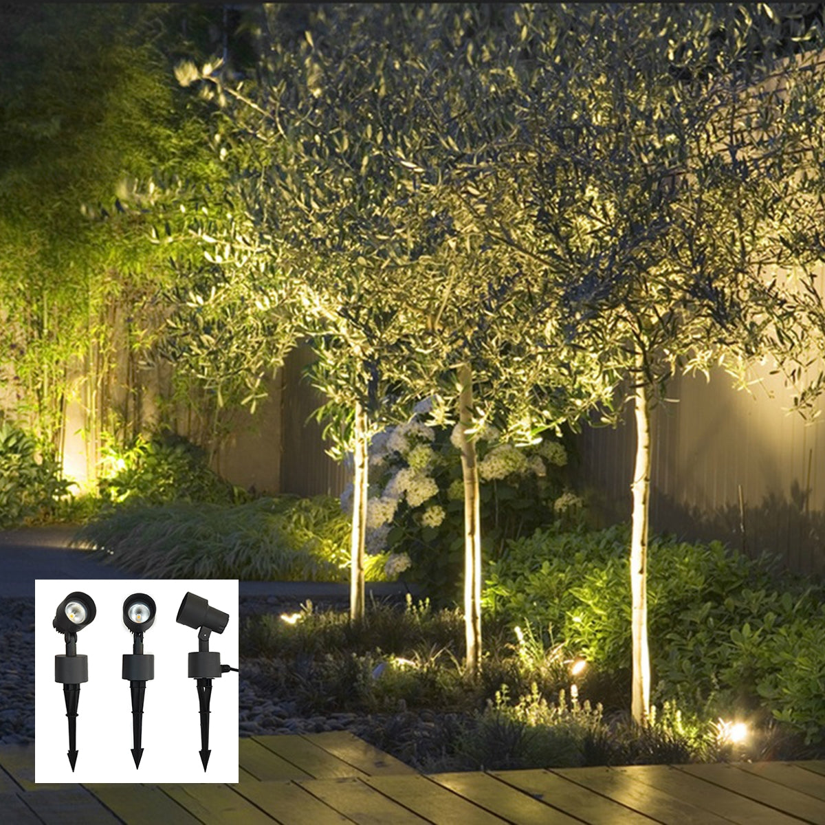 Spike Light LED IP54 15W - Warm White (3000K) - COOLBABY