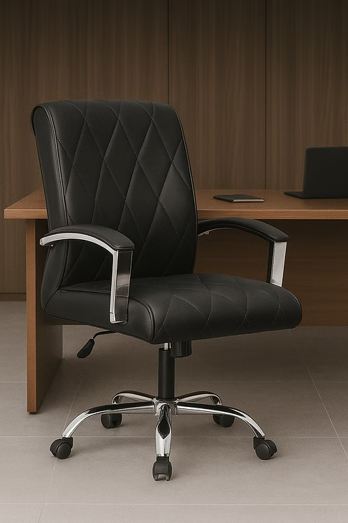 Ergonomic Office Chair with Adjustable Height, Tilt Lock & High-Density Foam
