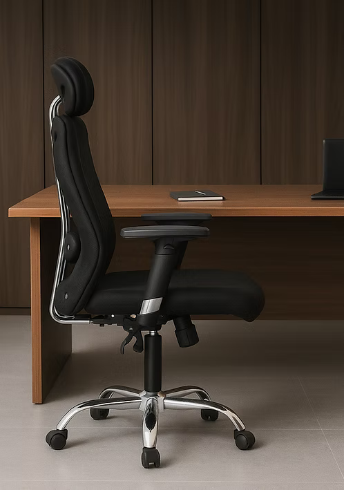 Ergonomic Mesh Office Chair with Lumbar Support & High-Density Foam Seat