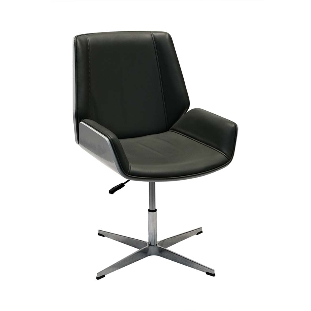 COOLBABY Ergonomic Office Visitor Chair 312-B with Adjustable Height and Thick Cushion Support - COOLBABY