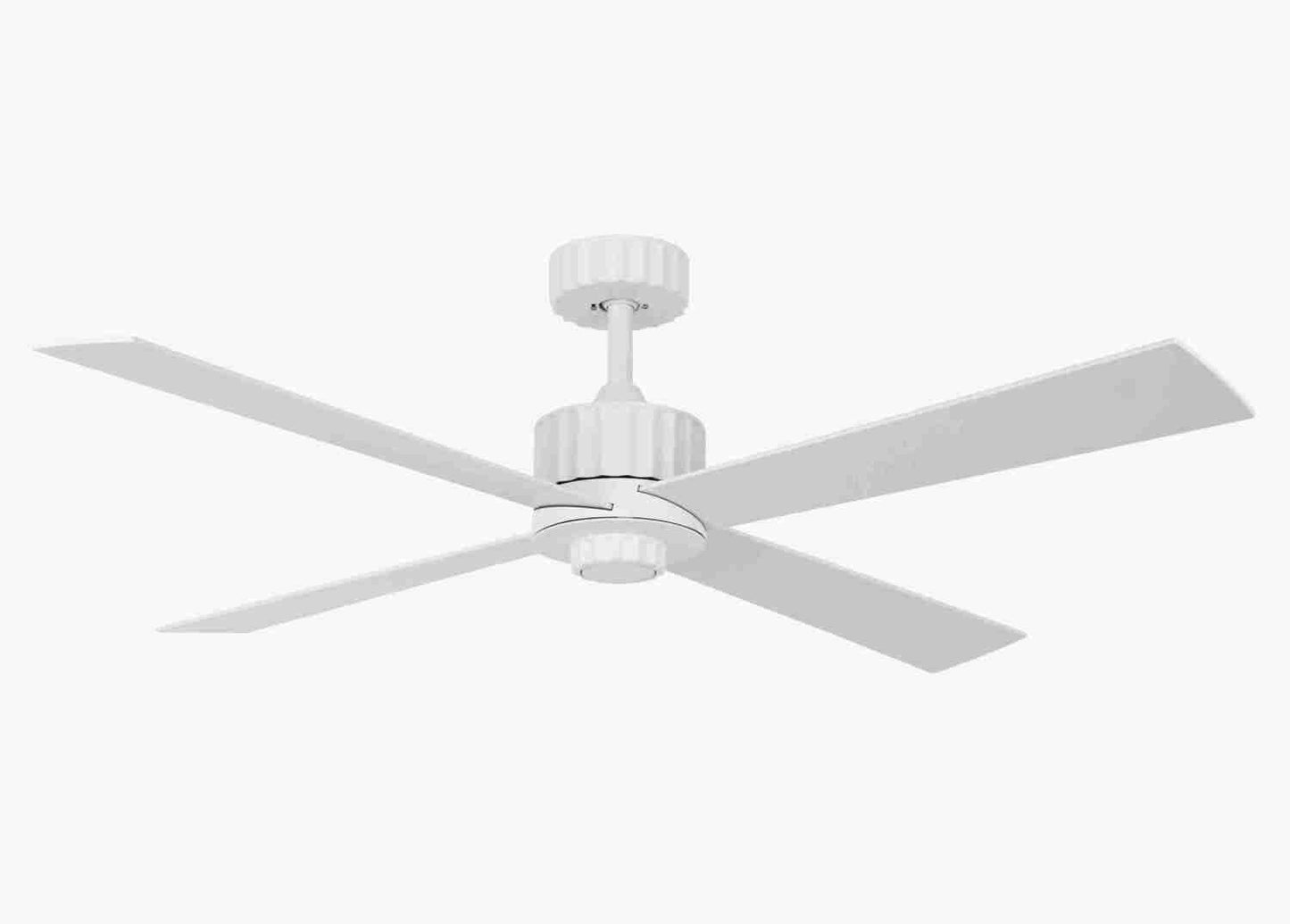 White Ceiling Fan Ø137 Light Integrated And Remote Control Included - COOLBABY