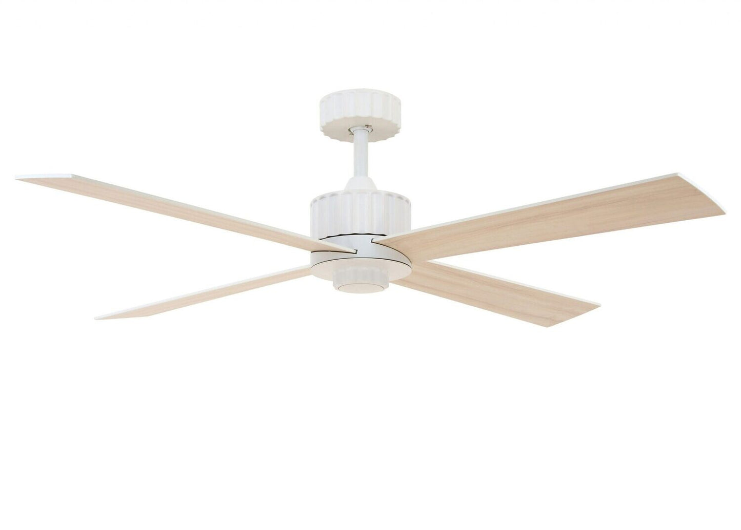 White Ceiling Fan Ø137 Light Integrated And Remote Control Included - COOLBABY