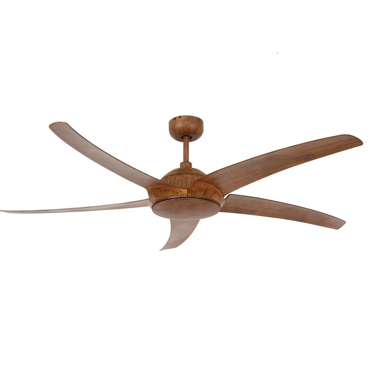 5 Blades Ø142 Ceiling Fan With Wall Control Included - Koa Color - COOLBABY