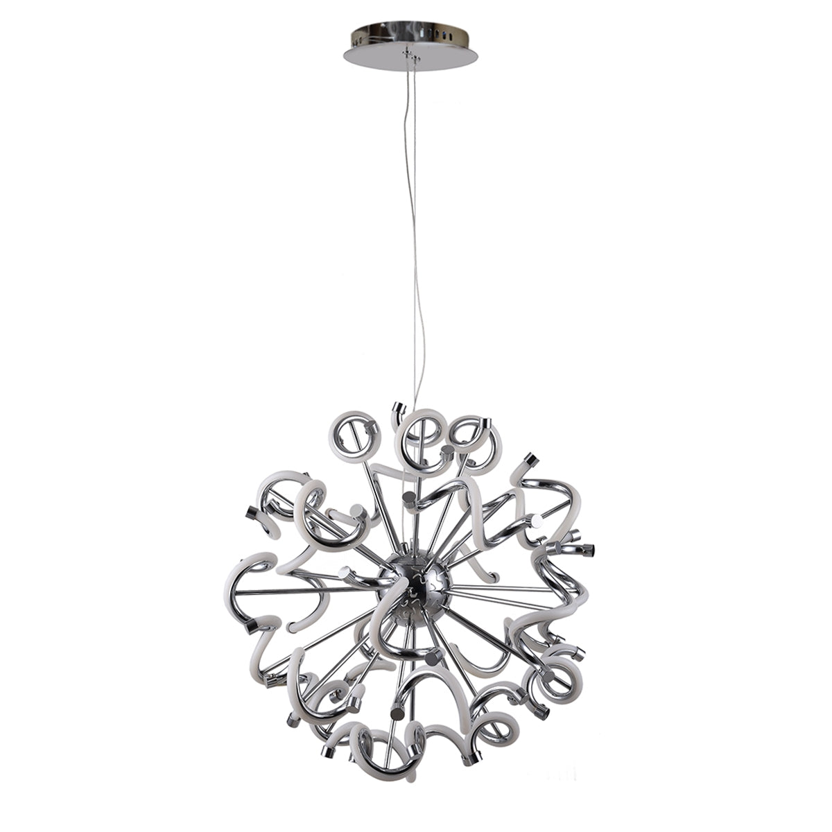Modern Hanging Light LED75Watts - Chrome - COOLBABY