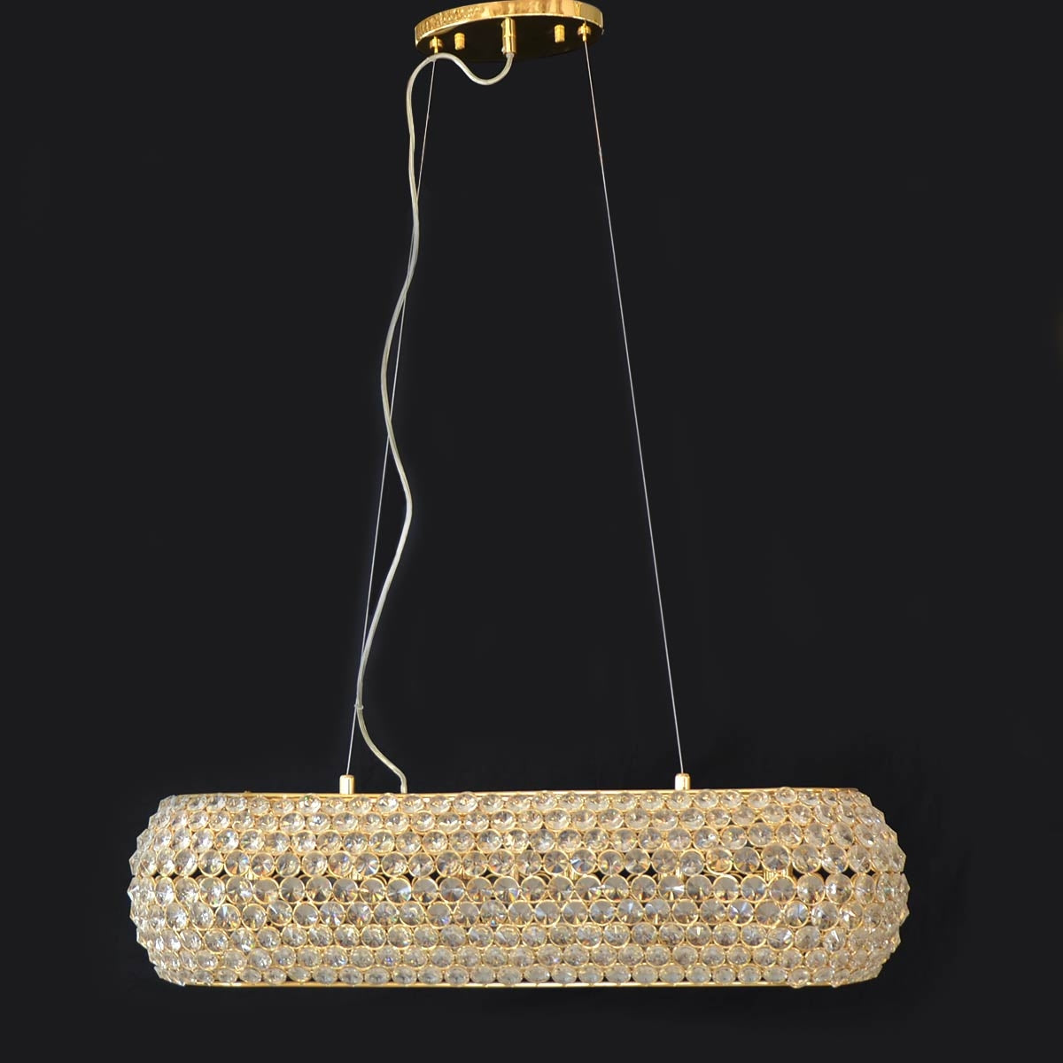Luxury Crystal Chandelier - Gold - COOLBABY