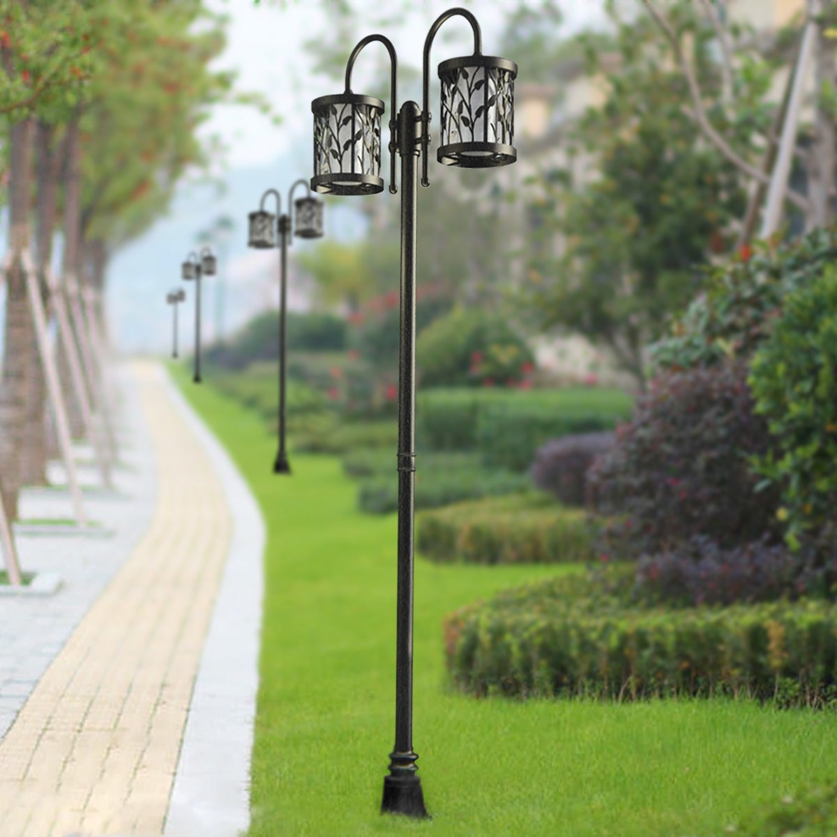 Post Light 240cm 2 Arms - Goldmine - COOLBABY