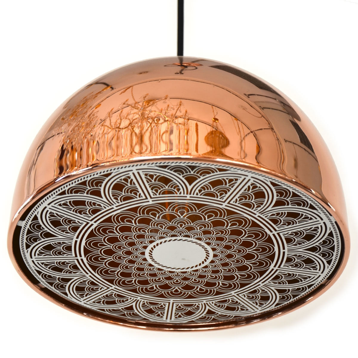 Pendant Light Bowl Dia280 - Rose Gold - COOLBABY
