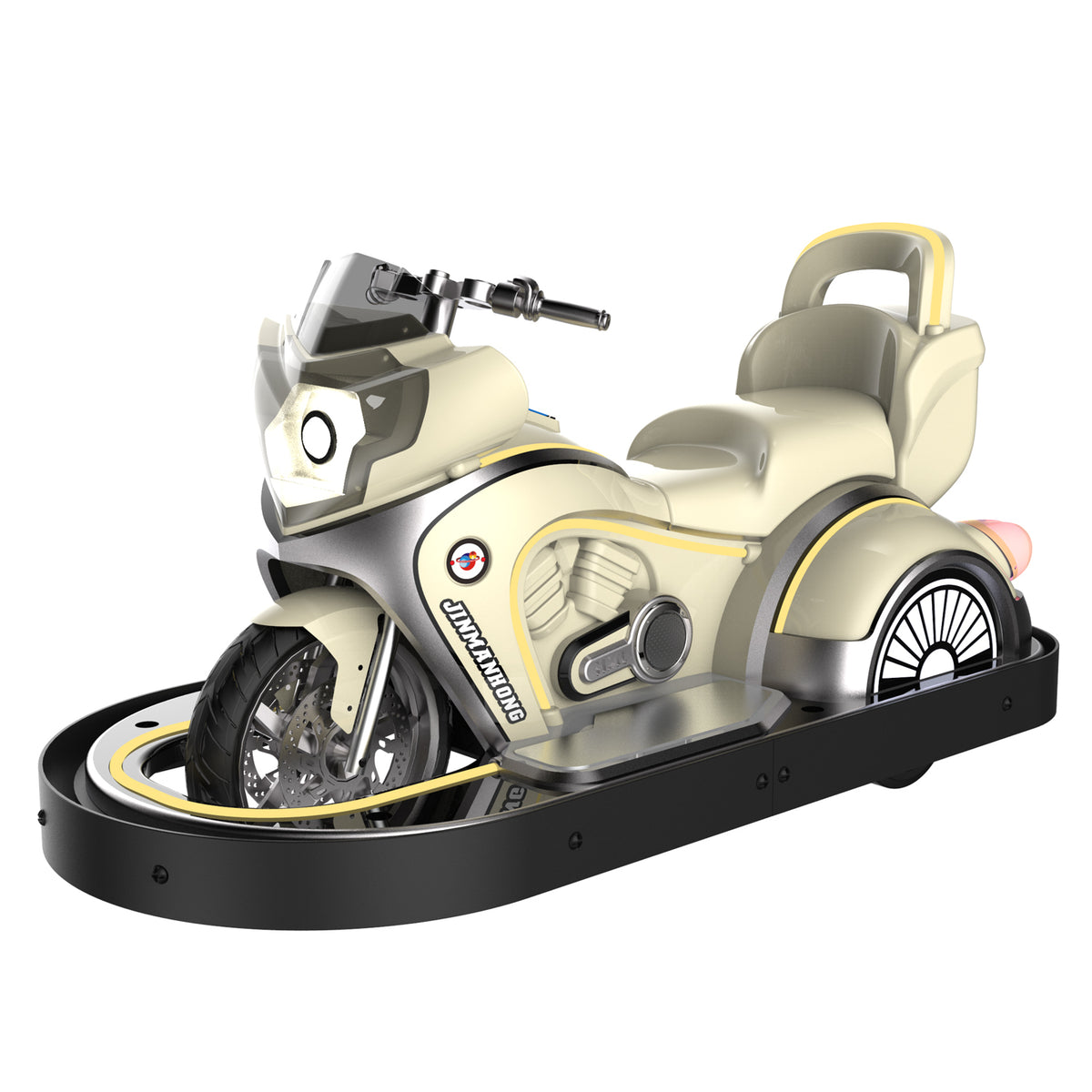 Motorcycle Type Amusement Park Ride Remote Control Racing Car Rides Indoor Playground Battery Powered Electric Super Motor Bumper Car - COOLBABY