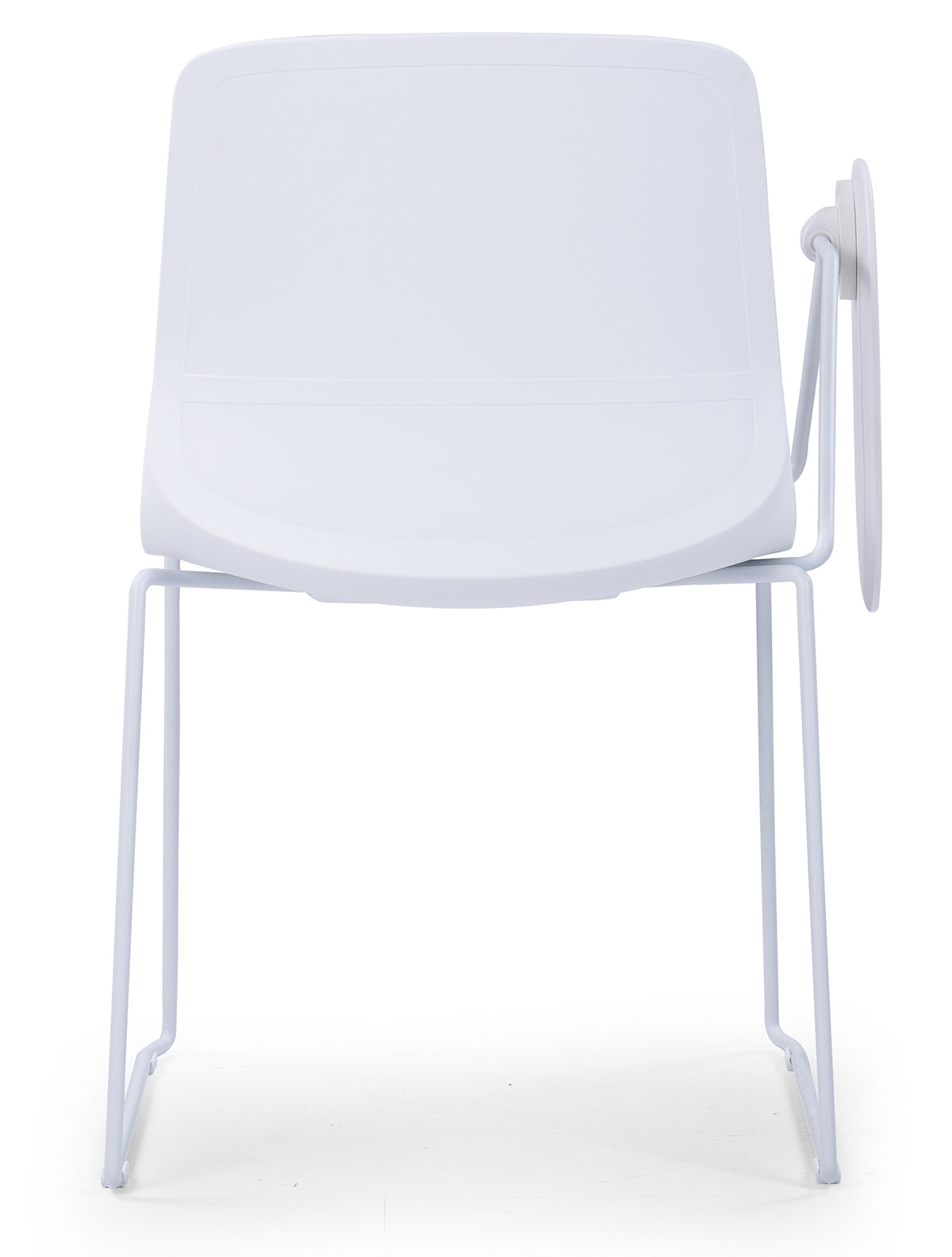 Training Chair Sled Base With Writing Board - White With Grey Seat - COOLBABY