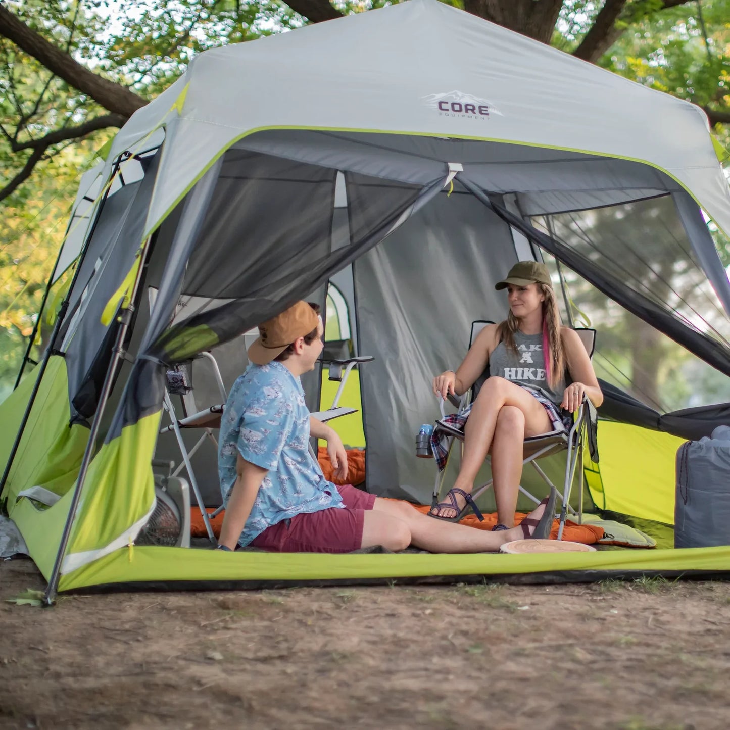 COOLBABY 9-Person Instant Cabin Tent | Quick Setup, Weather Protection & Multiple Rooms - COOLBABY