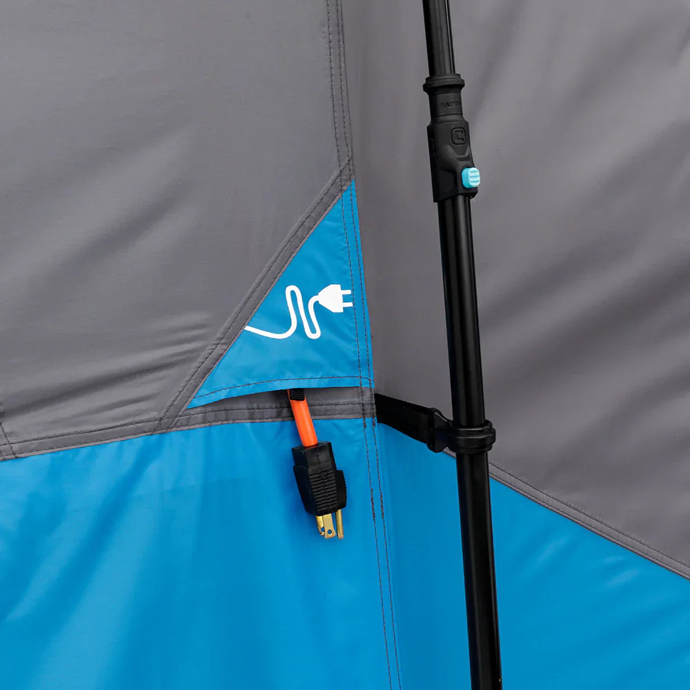 COOLBABY 9-Person Instant Cabin Tent with Built-in LED Lighting, Quick Setup & Weather Protection - COOLBABY