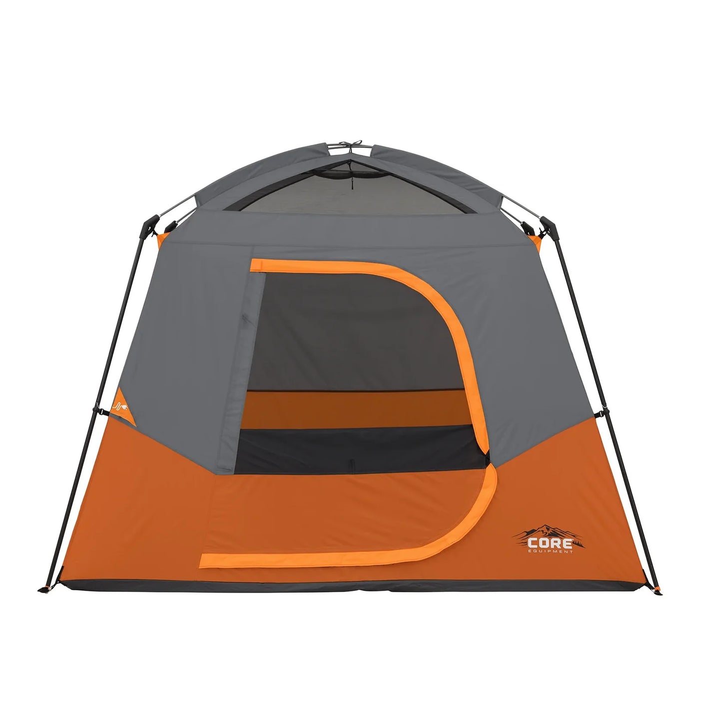 COOLBABY 4-Person Straight Wall Cabin Tent with Spacious Interior and Weather Protection - COOLBABY