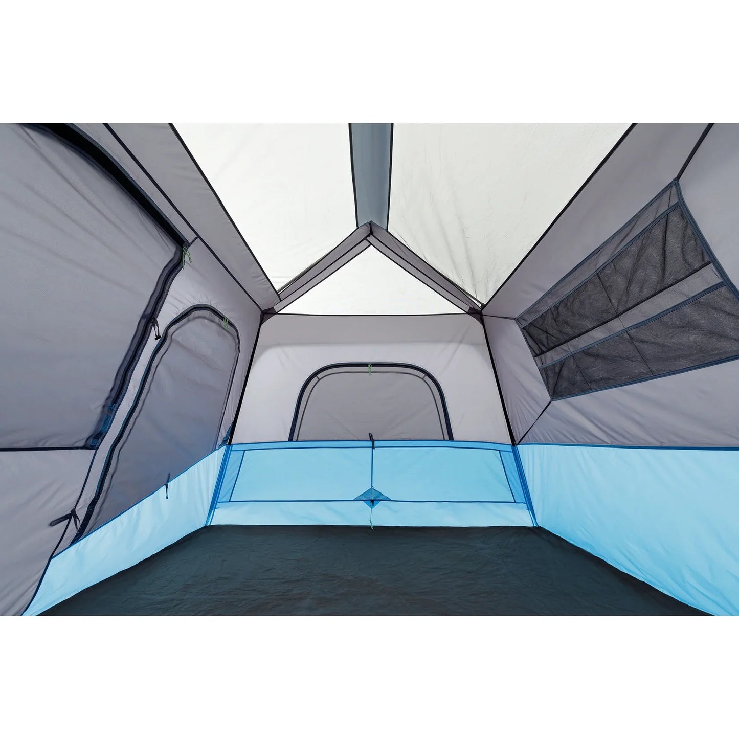 COOLBABY 6 Person Lighted Instant Cabin Tent – 11’ x 9’ with LED Lighting, Instant Setup, and Weather Protection - COOLBABY