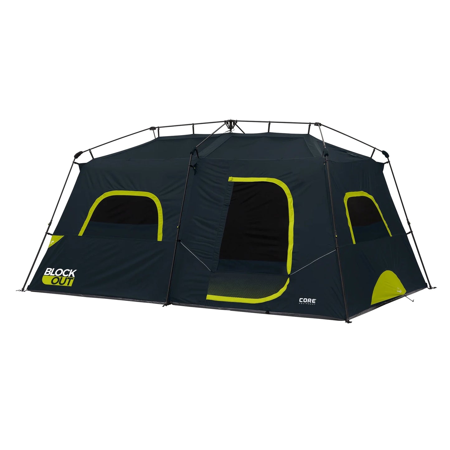 COOLBABY 9-Person Instant Cabin Tent with BlockOut Technology - Weatherproof & Easy Setup - COOLBABY