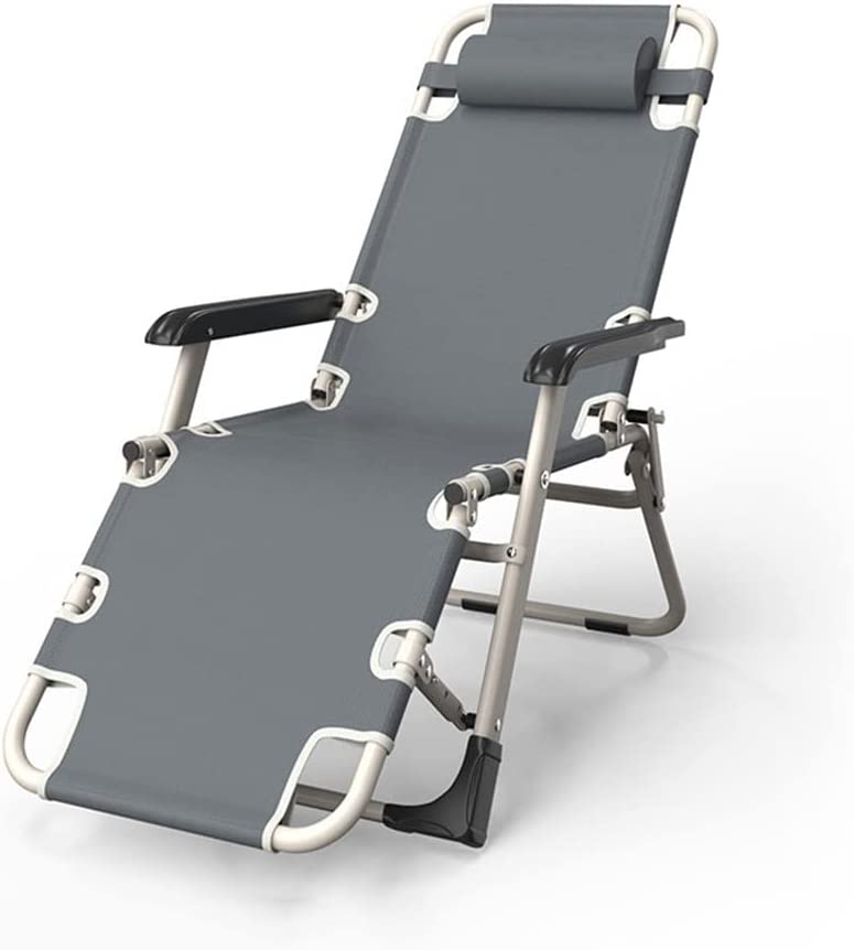 COOLBABY Portable Folding Recliner,Lounge Chair,Outdoor Camping Folding Deck Chair,Household Leisure Noon Break Chair - COOL BABY