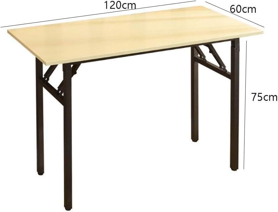 Adjustable Standing Desk on Wheels – Portable Rolling Laptop Desk for Small Spaces, Bedroom, Couch, or Home Office (Yellow) - COOLBABY