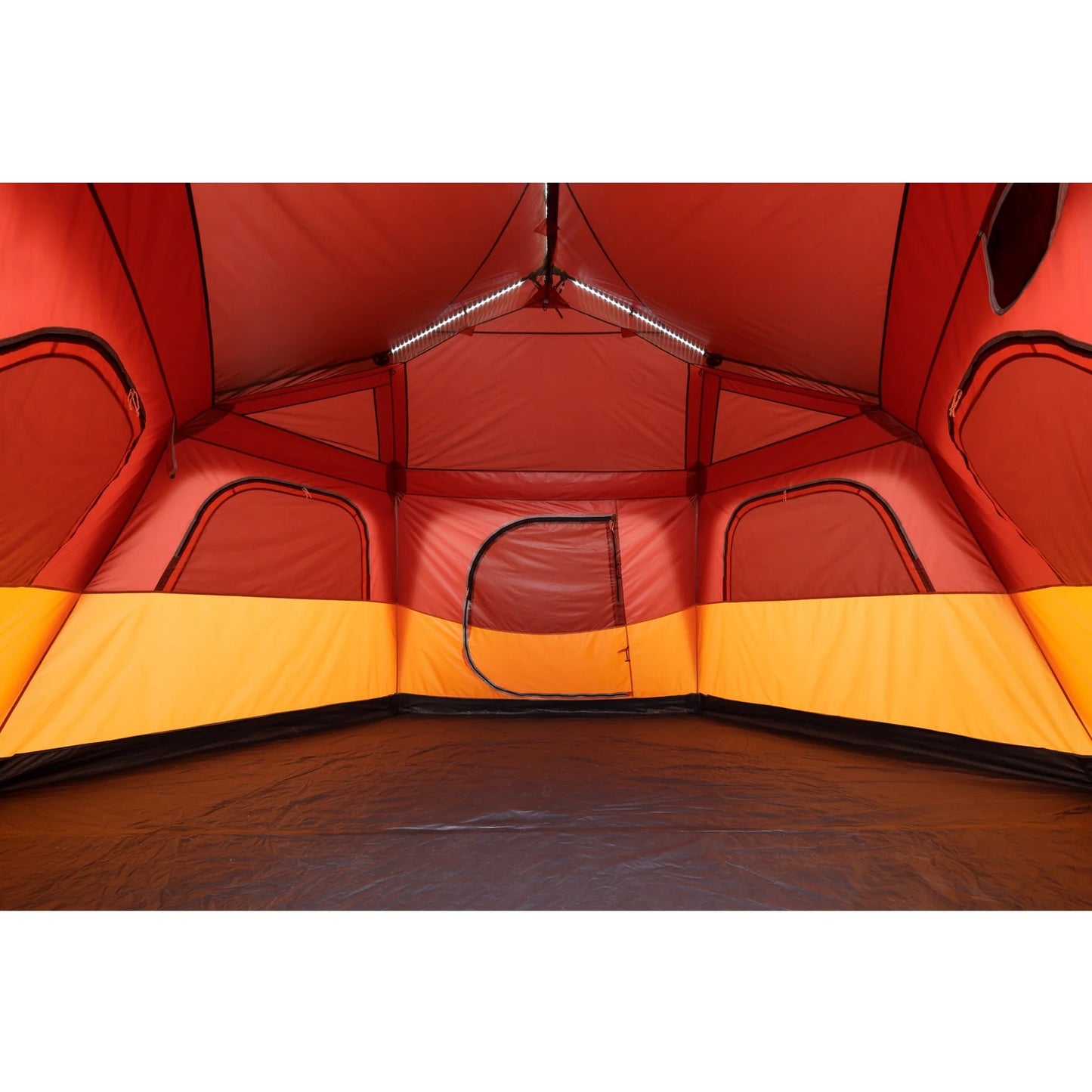 COOLBABY 8-Person Instant Lighted Hexagon Tent with Built-in LED Poles - COOLBABY