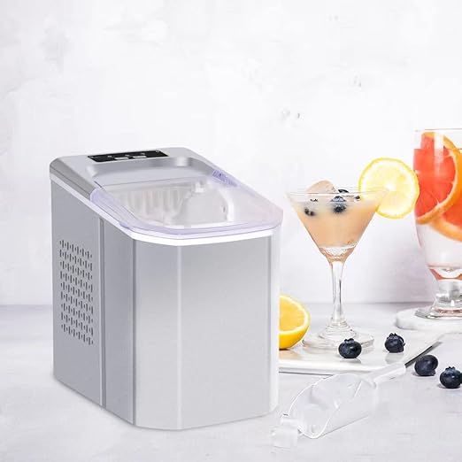 Countertop Ice Maker, 26lbs in 24Hrs For Home, Kitchen And Office - COOLBABY