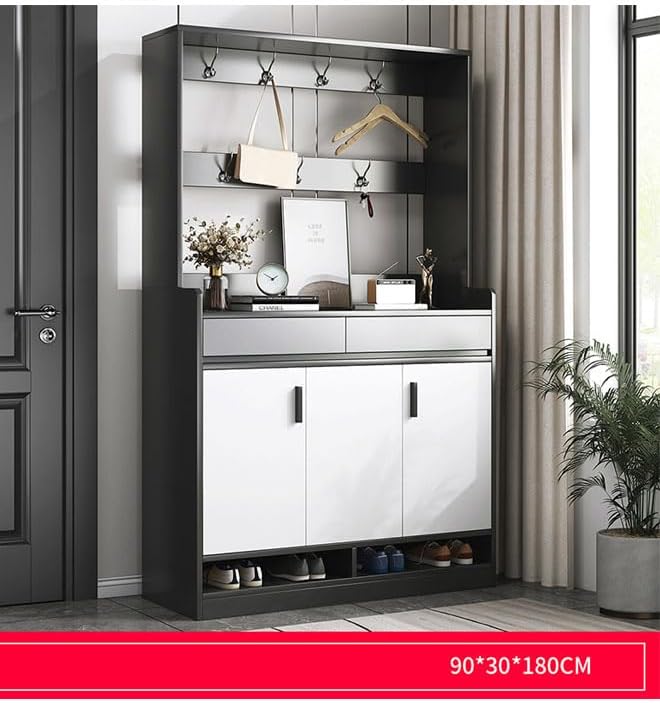 Modern Wooden Shoe Cabinet with Door 90 cm - COOLBABY