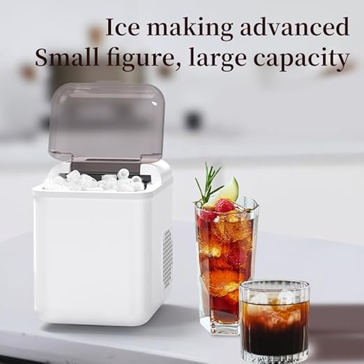 Smart Ice Maker Machine – App Controlled Bullet Ice Maker, 1.3L/60pcs - COOLBABY