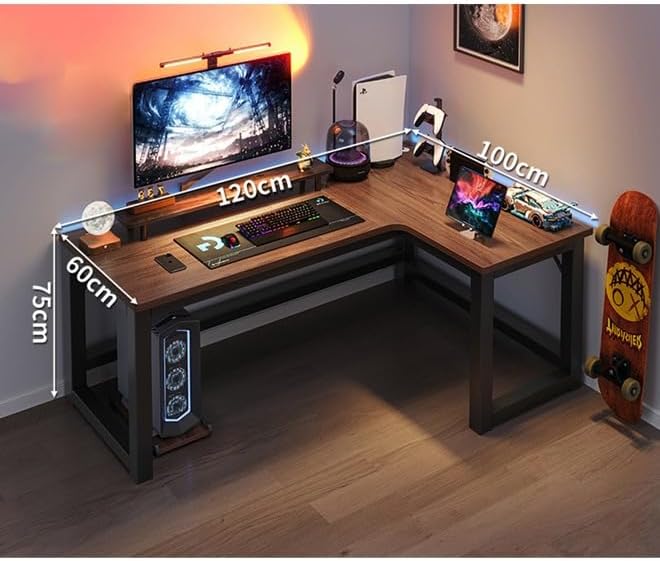 Computer and Multifunction Table Home Office Workstation 120X100 cm - COOLBABY