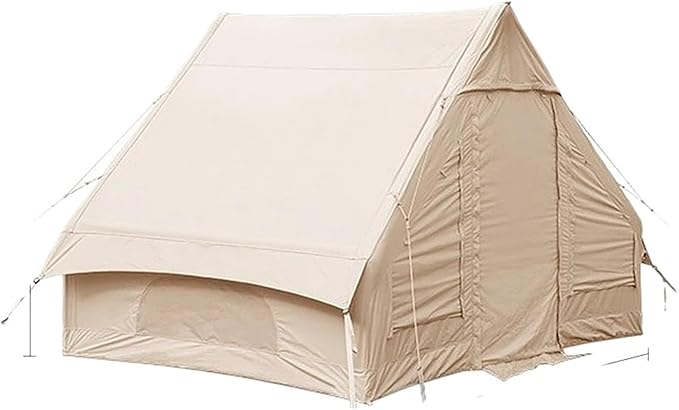 4-6 person inflatable camping tent, easy to install outdoor tent, inflatable house tent with anti-mosquito screens - COOLBABY