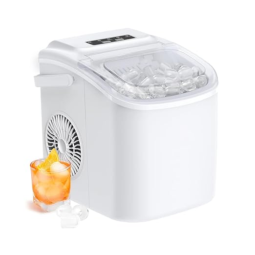Compact Ice Maker (9-Cube, 1.1L, 105W) - COOLBABY