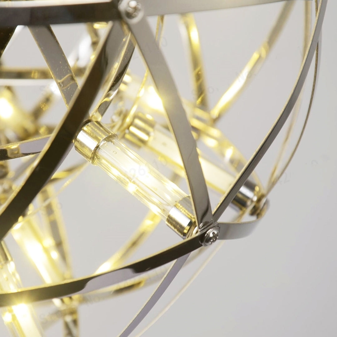 Modern design with a sleek, Pendant Light Axis - Chrome - COOLBABY