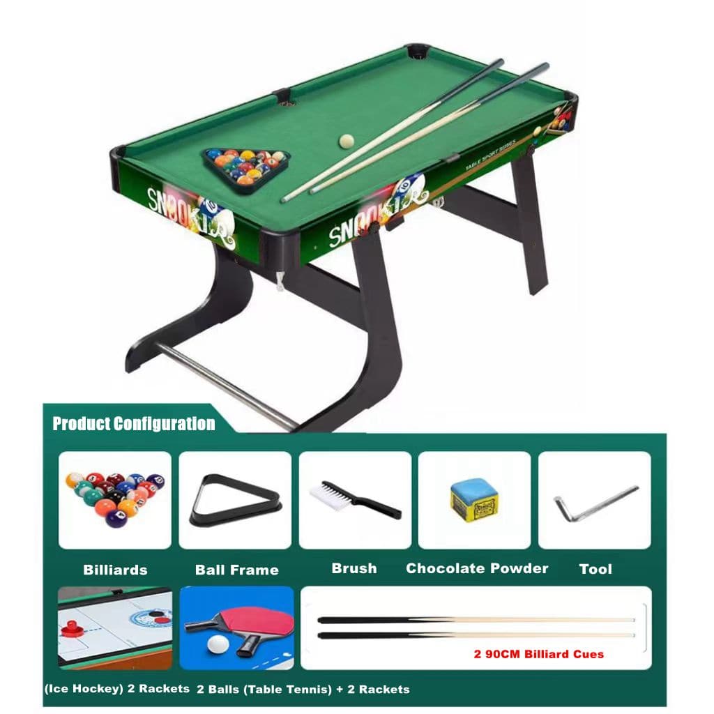 COOLBABY ZLJ40 4 in 1 Multifunctional Folding Pool Table - COOL BABY