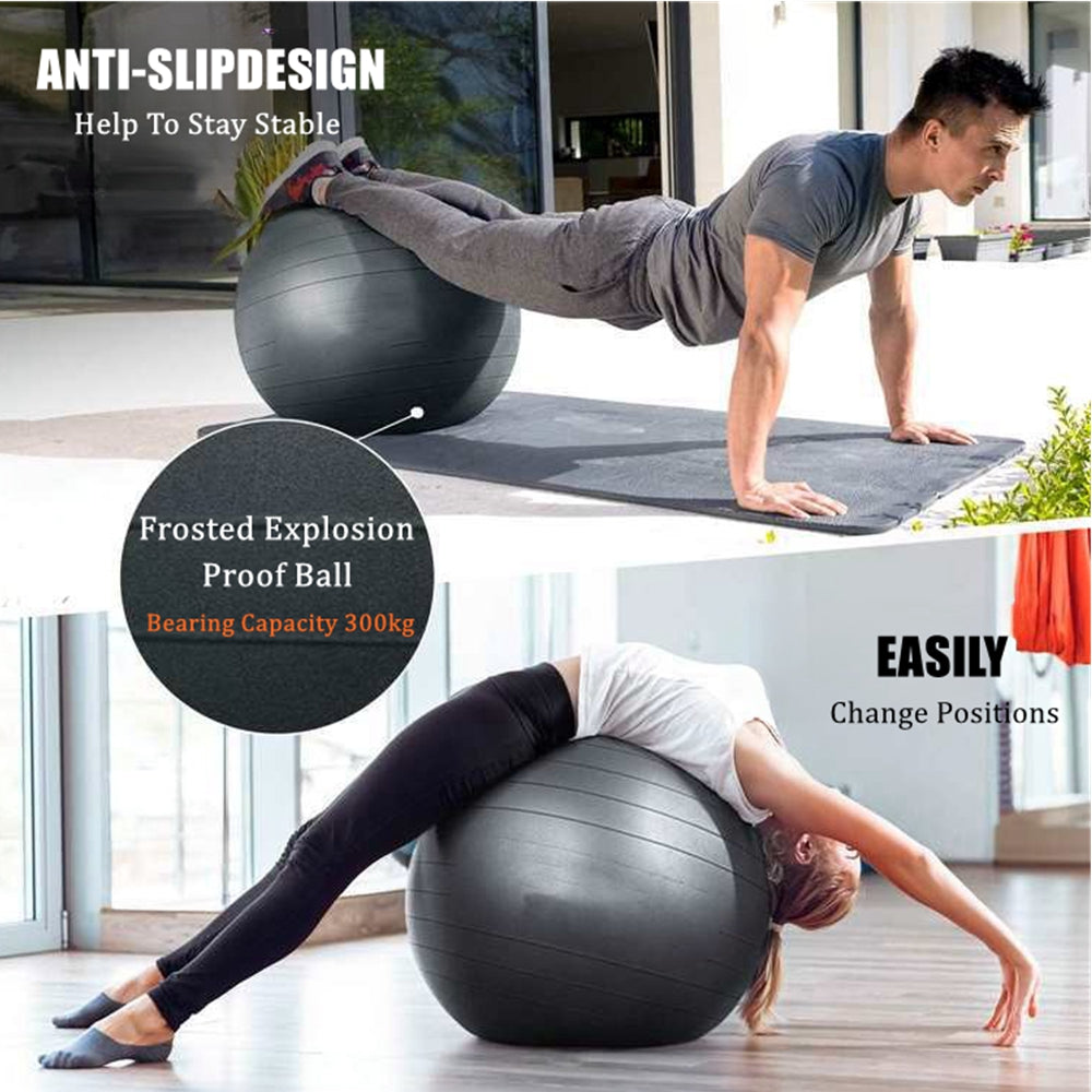 COOLBABY SSZ1001 Balance Ball Chair Office Ball Chair Movement Stability Yoga Ball Advanced Ergonomic Chair Ergonomic Home And Office Desk Chair - Suitable For Home And Office Desk With Air Pump - COOLBABY