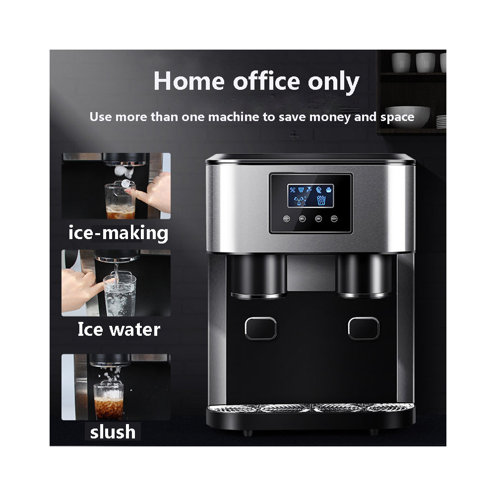Desktop commercial home small ice crusher ice water three-in-one ice maker - COOLBABY