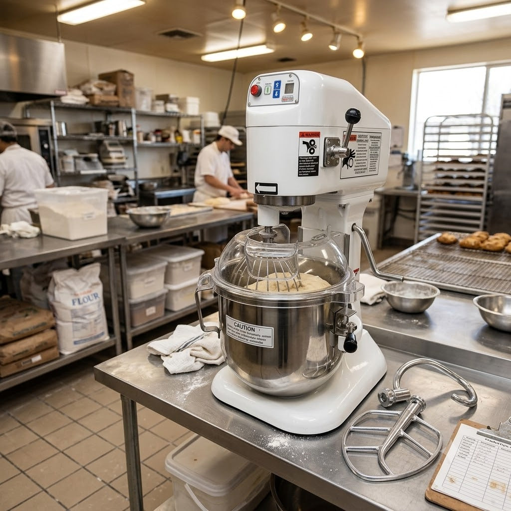 Dinox B8 Tabletop Planetary Mixer 8L Professional Kitchen Mixer – Italian Technology