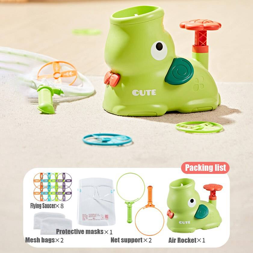 COOLBABY Outdoor Disc Launcher Game Set for Kids - Safe and Fun Family Activity - COOL BABY