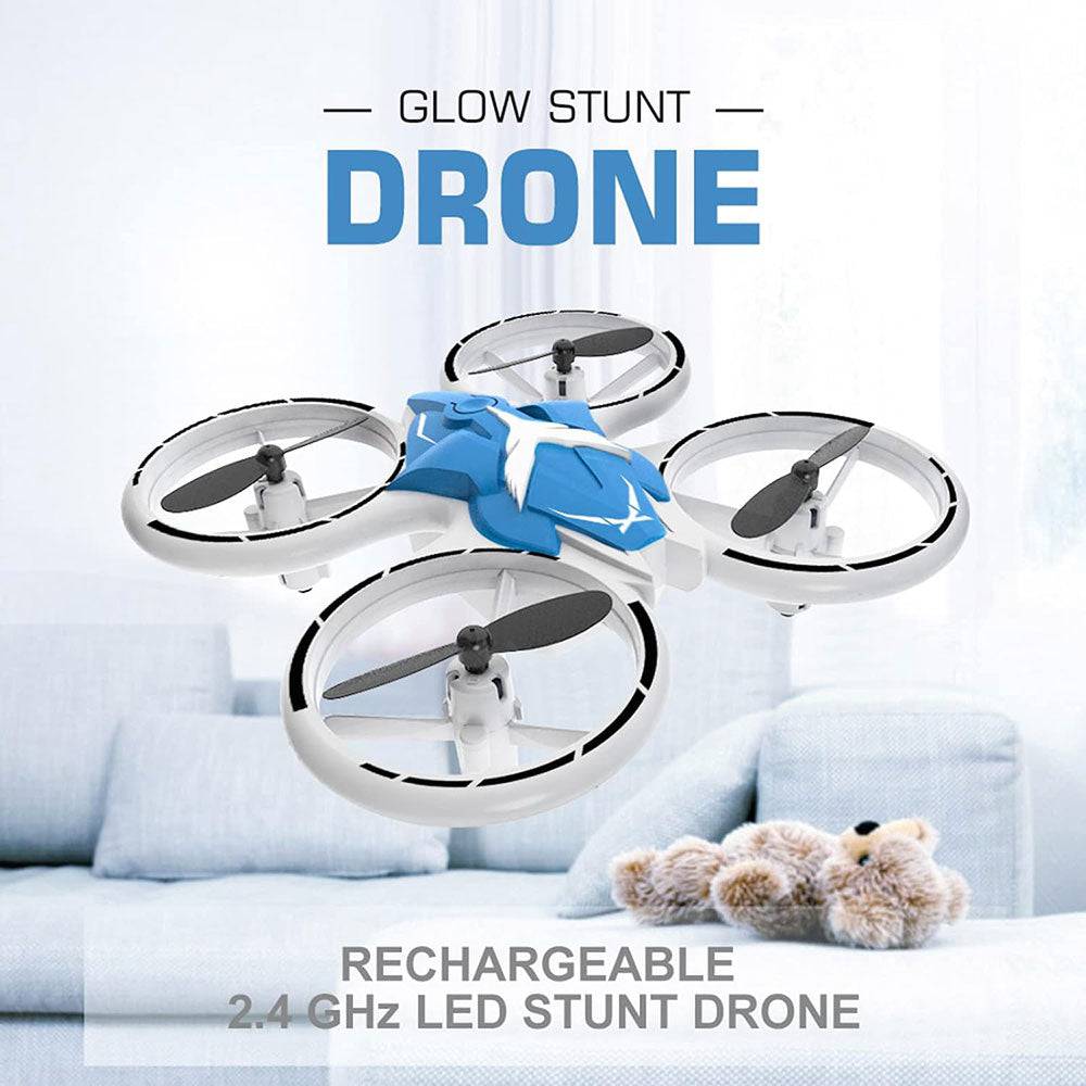 COOLBABY Kids Remote Control Airplane,2.4GHz 4CH RC Quadcopter Altitude Hold,LED Tumbling Stunts - COOL BABY