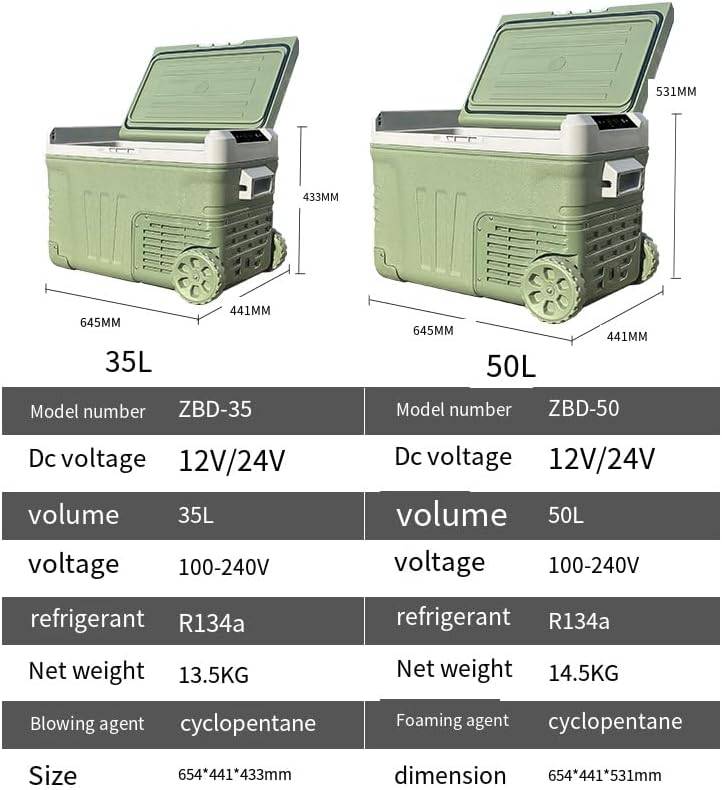 COOLBABY YLY078 CoolBaby 35L Large-Capacity Car Refrigerator - COOL BABY