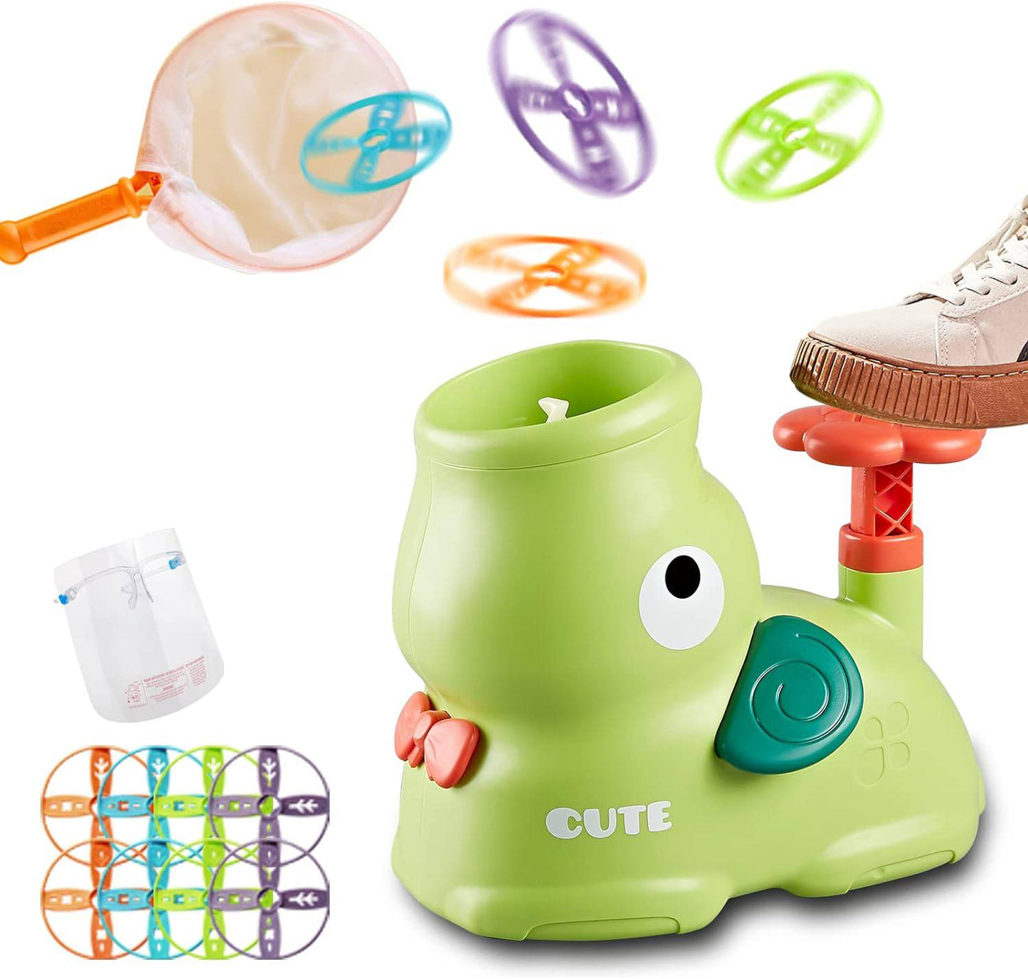 COOLBABY Outdoor Disc Launcher Game Set for Kids - Safe and Fun Family Activity - COOL BABY