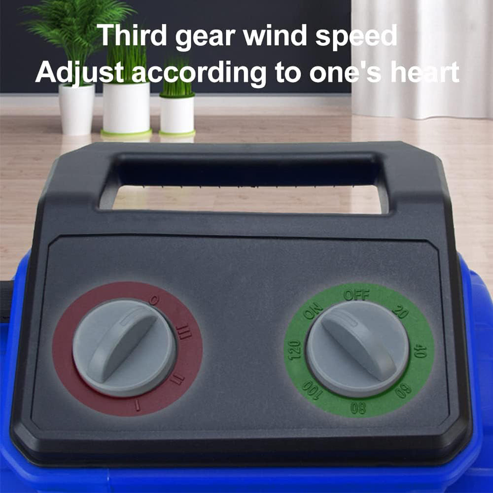 COOLBABY Home 300W Small Floor Blow Dryer,3-Speed Mini Mighty Centrifugal Air Mover,Dryer Utility Blower Fan ZRW-3135 - COOLBABY