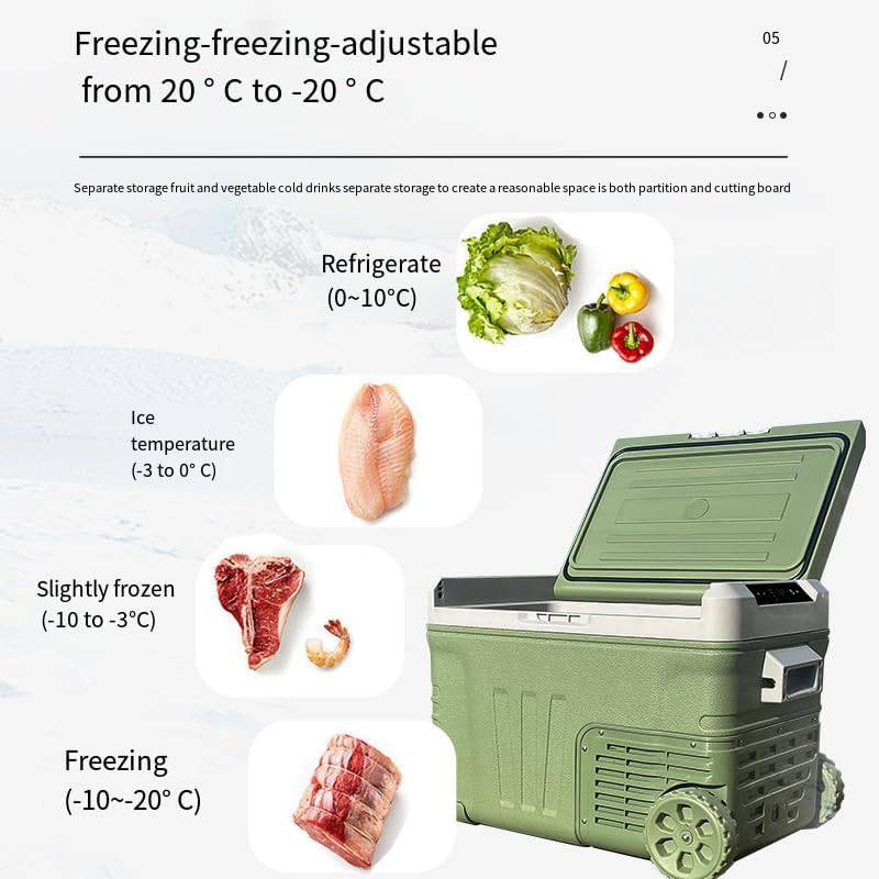 COOLBABY YLY078 CoolBaby 35L Large-Capacity Car Refrigerator - COOL BABY