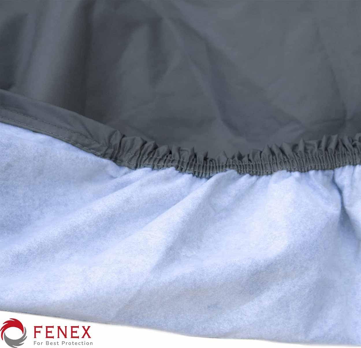 All-Weather Car Cover for Nissan Patrol – Waterproof, UV Resistant, Dustproof, Breathable with Door Zipper & Mirror Pockets – Fits SUV 538×198×177 cm - COOLBABY