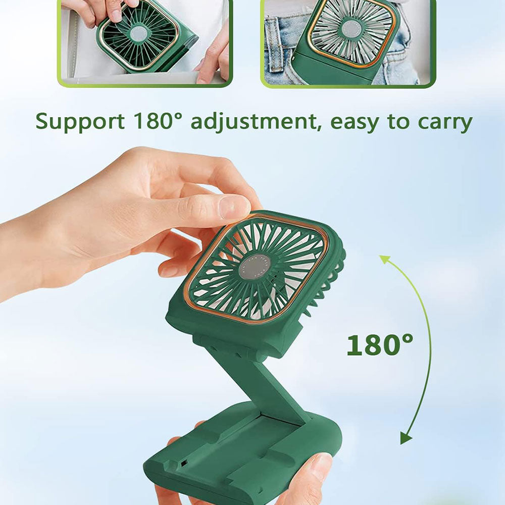 COOLBABY WQSJ-GBFS02 Portable Mini Fan,3000mAh Battery Operated Fan,Power Bank Function,3 Speeds Rechargeable Fan - COOL BABY