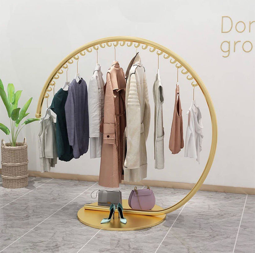 Clothes Hanger Space-Saver, Metal Garment Racks Heavy Duty - COOLBABY