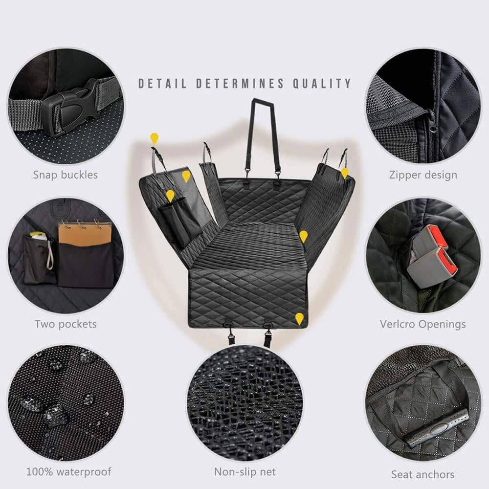 COOLBABY Explore the Outdoors with Premium Mesh Dog Car Seat Cover - COOL BABY