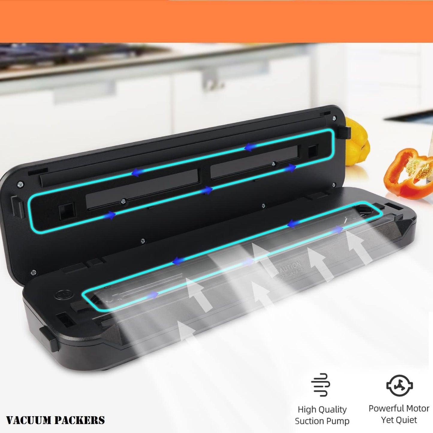 COOLBABY HDD-ZKDBJ6 Vacuum Sealer Machine with Automatic Sealing - COOL BABY