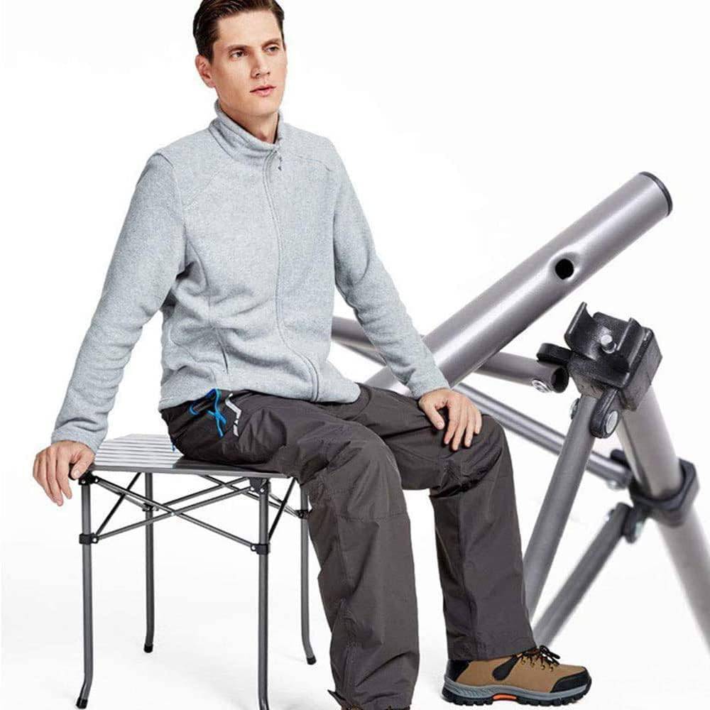 COOLBABY Outdoor Camping Folding Table and Chair Set,5pcs With Outer Bag,for Camping,Sporting Events, Beach,Travel,Backyard,Patio,etc - COOL BABY