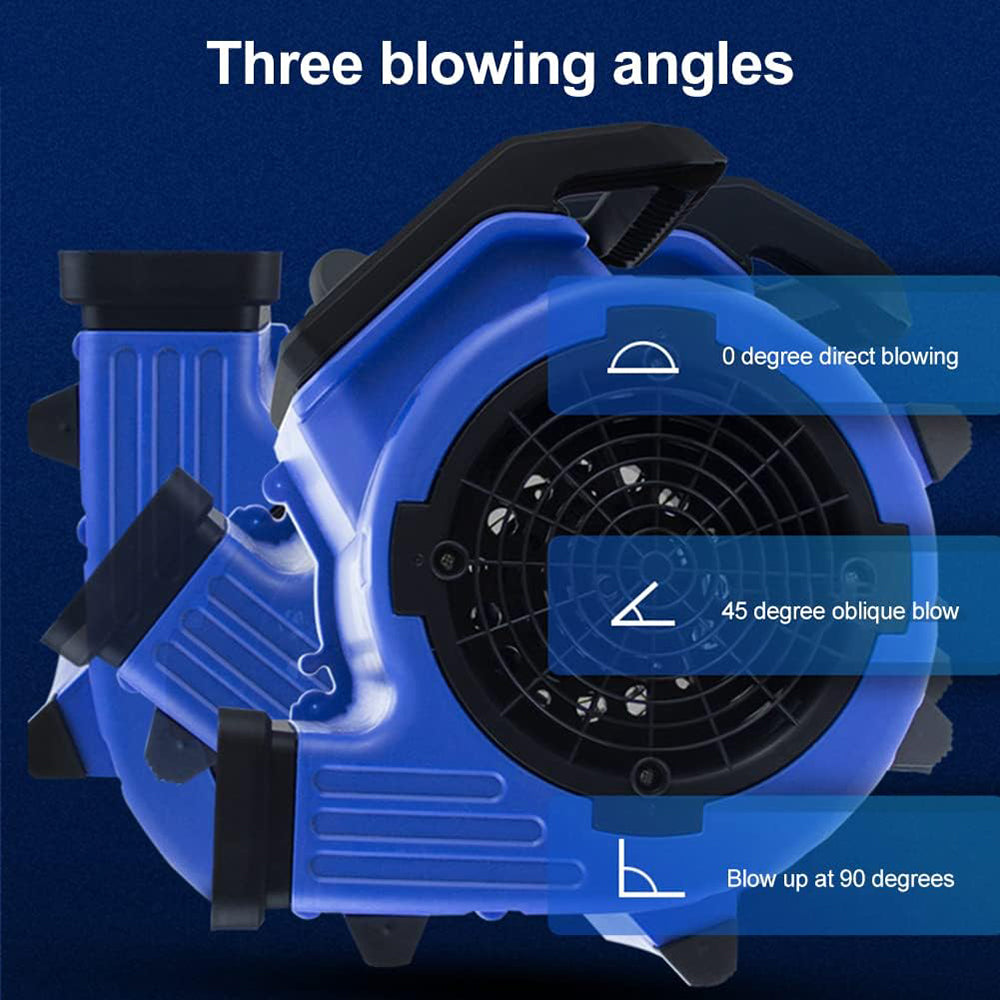 COOLBABY Home 300W Small Floor Blow Dryer,3-Speed Mini Mighty Centrifugal Air Mover,Dryer Utility Blower Fan ZRW-3135 - COOLBABY